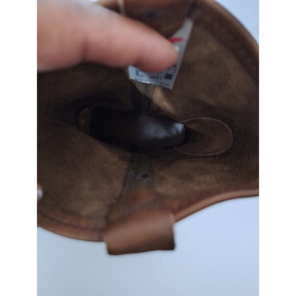 Vtg Red Wing Work Pecos Boots Men\'s Sz 8 SuperSole Leather Boots Steel Toe Brown main image 14